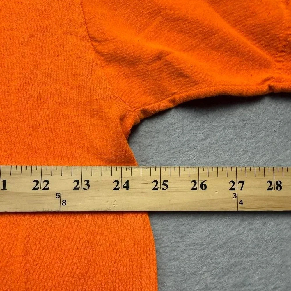 South Padre Island Texas Nautical Graphic T-Shirt Orange - Picture 4 of 6